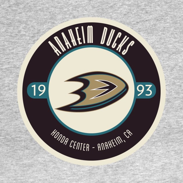 Anaheim Hockey Ducks Minimalist Logo by teepublic9824@ryanbott.com